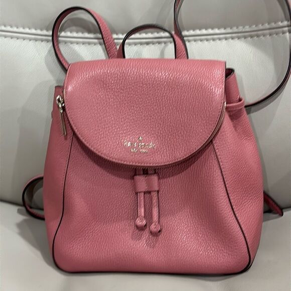 NWOT Kate Spade Leila Medium Backpack Pink - Picture 1 of 9